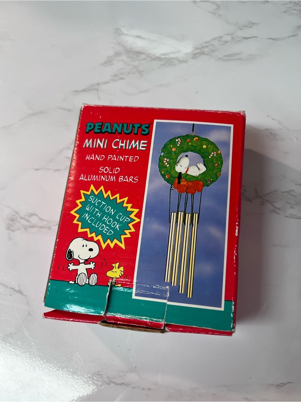 Peanuts Holiday Mini Chime - Red, Green & Gold